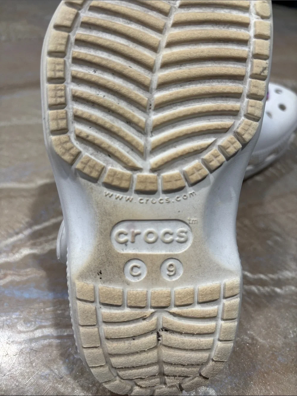 CROCS CLOG Classic Comfort White Lightweight Size Kid C9